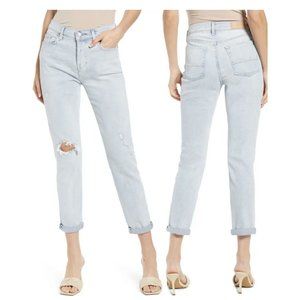 NWOT 7 For All Mankind WOMEN JEANS  28 Luxe Vintage Hi Waist Josefina Distressed